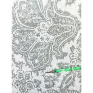 Tommy Bahama Home‎ Quilted Shams Three Gray & White Paisley Floral 36X20 Cotton